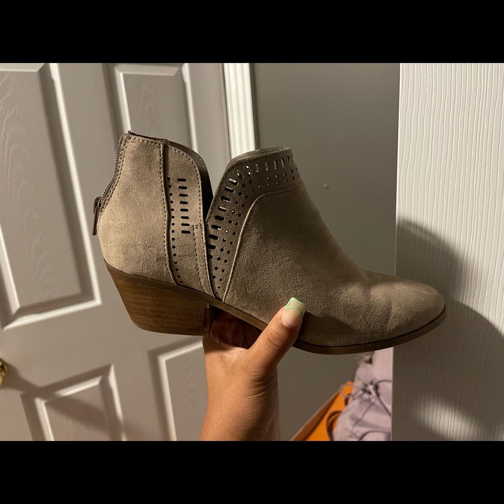 Brown booties!